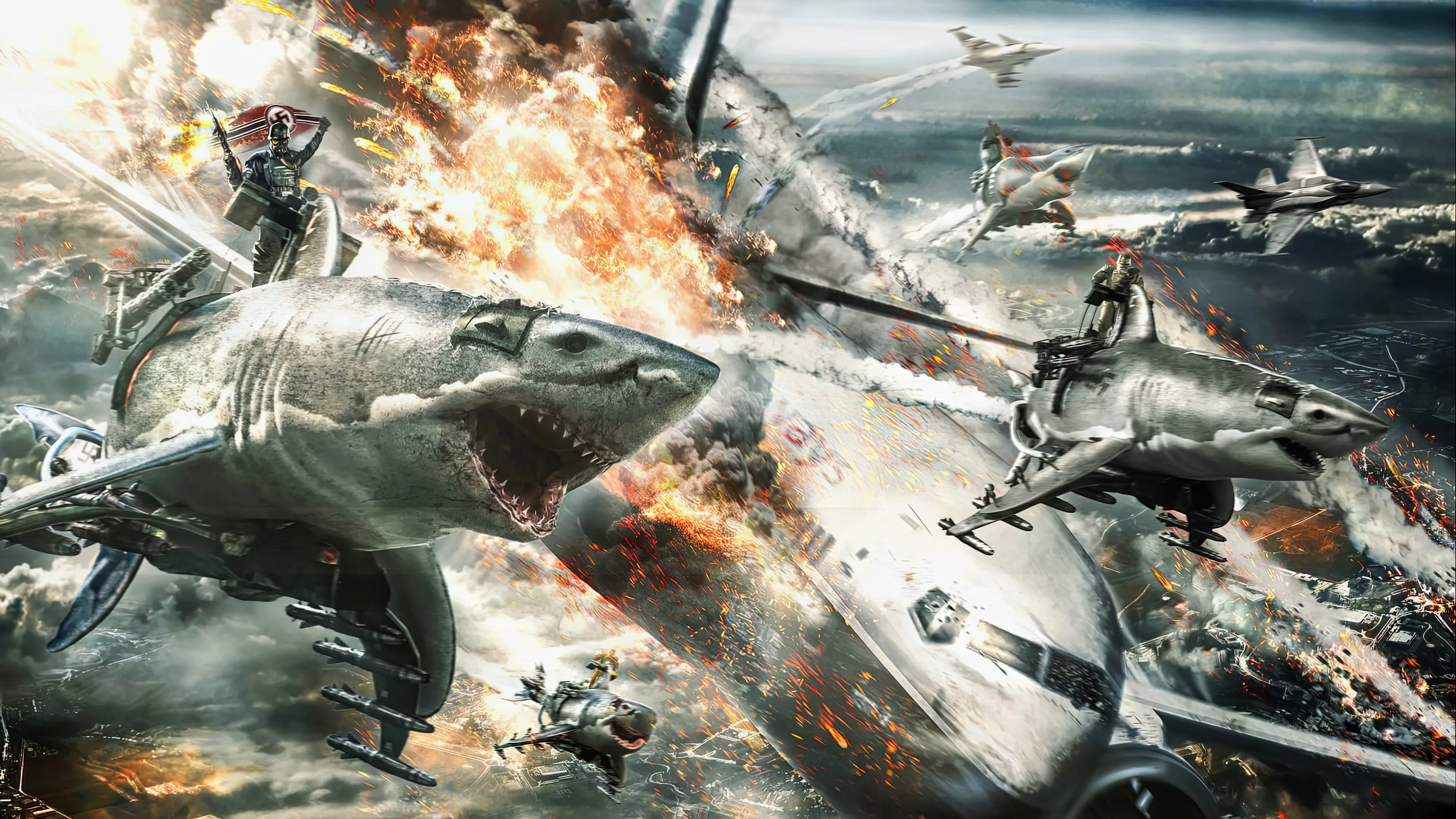 Filme Sky Sharks Imagem Do Filme Sky Sharks