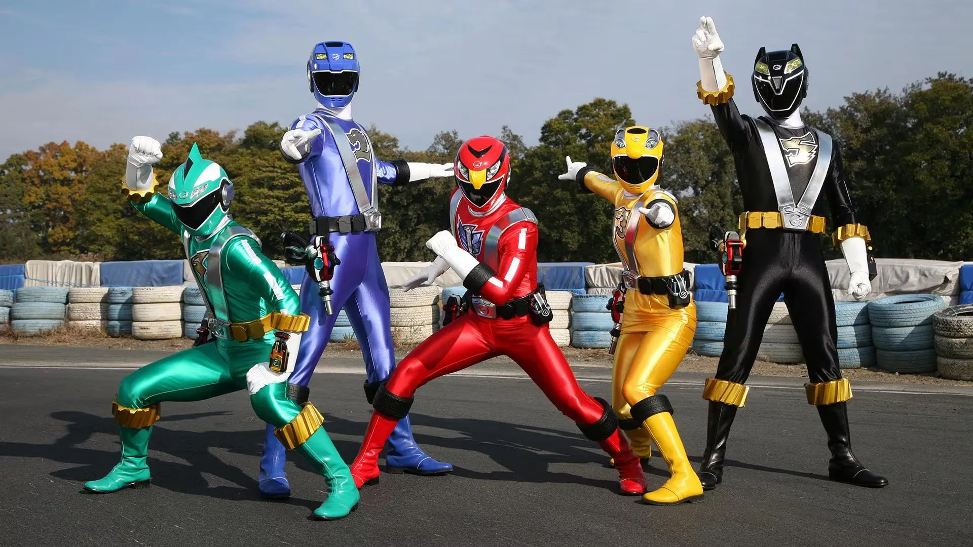 Background Equipe Motorizada Go-Onger