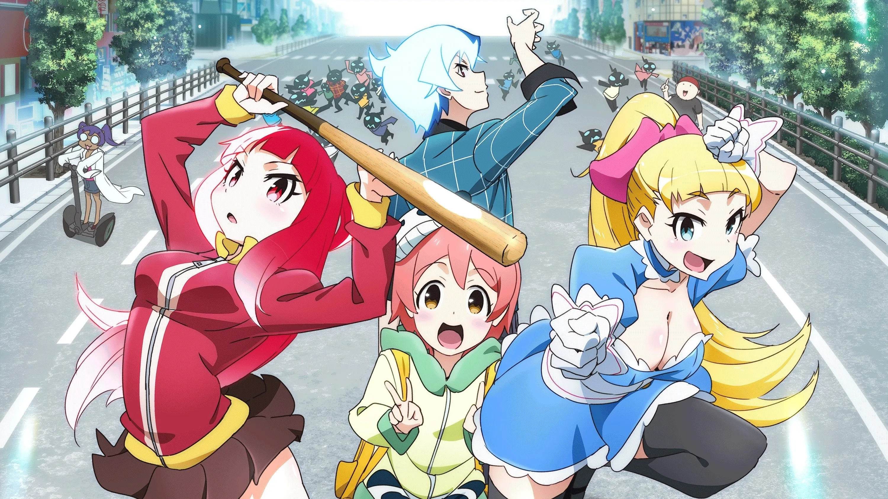 Background Akibas Trip The Animation