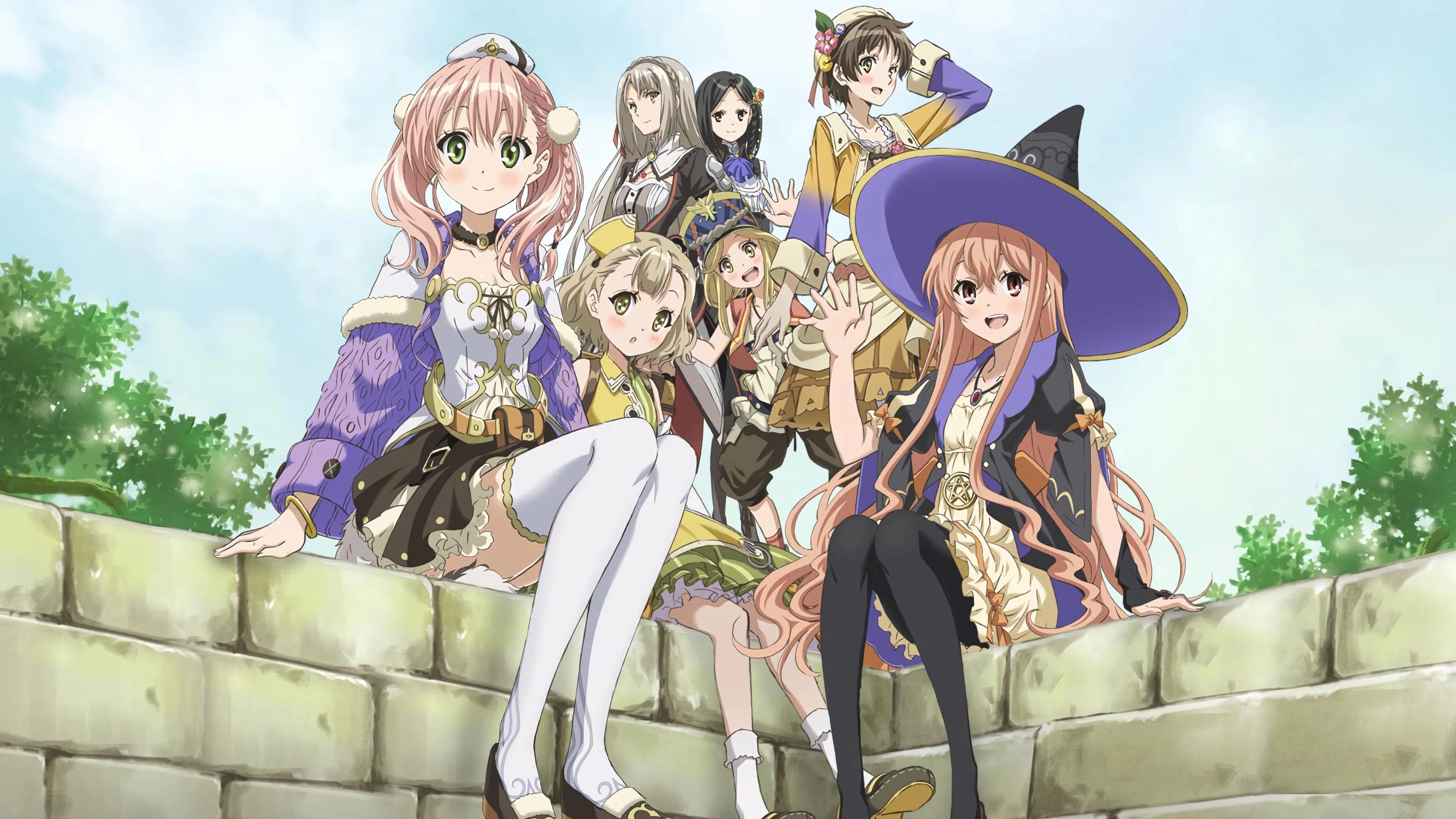 Background Atelier Escha & Logy Alchemists Of The Dusk Sky