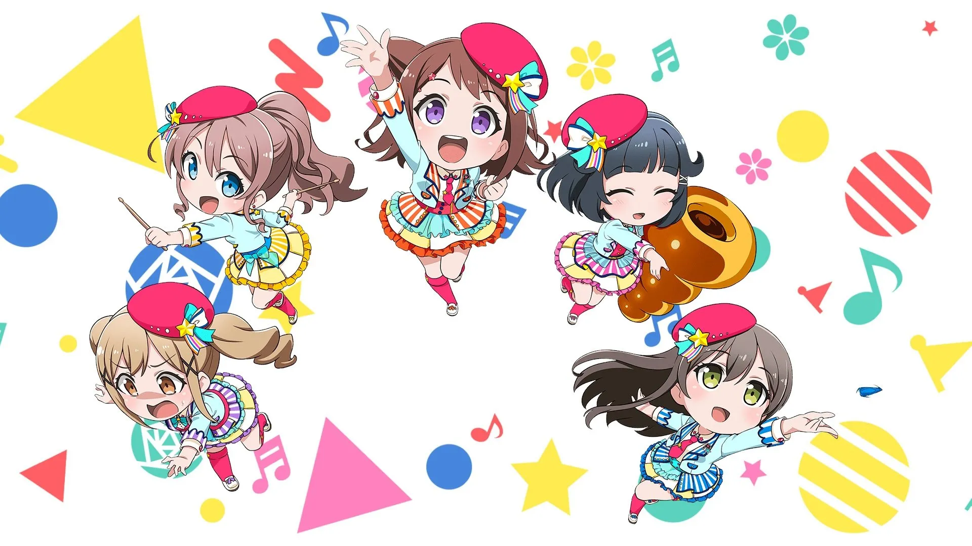 Background BanG Dream! Garupa Pico