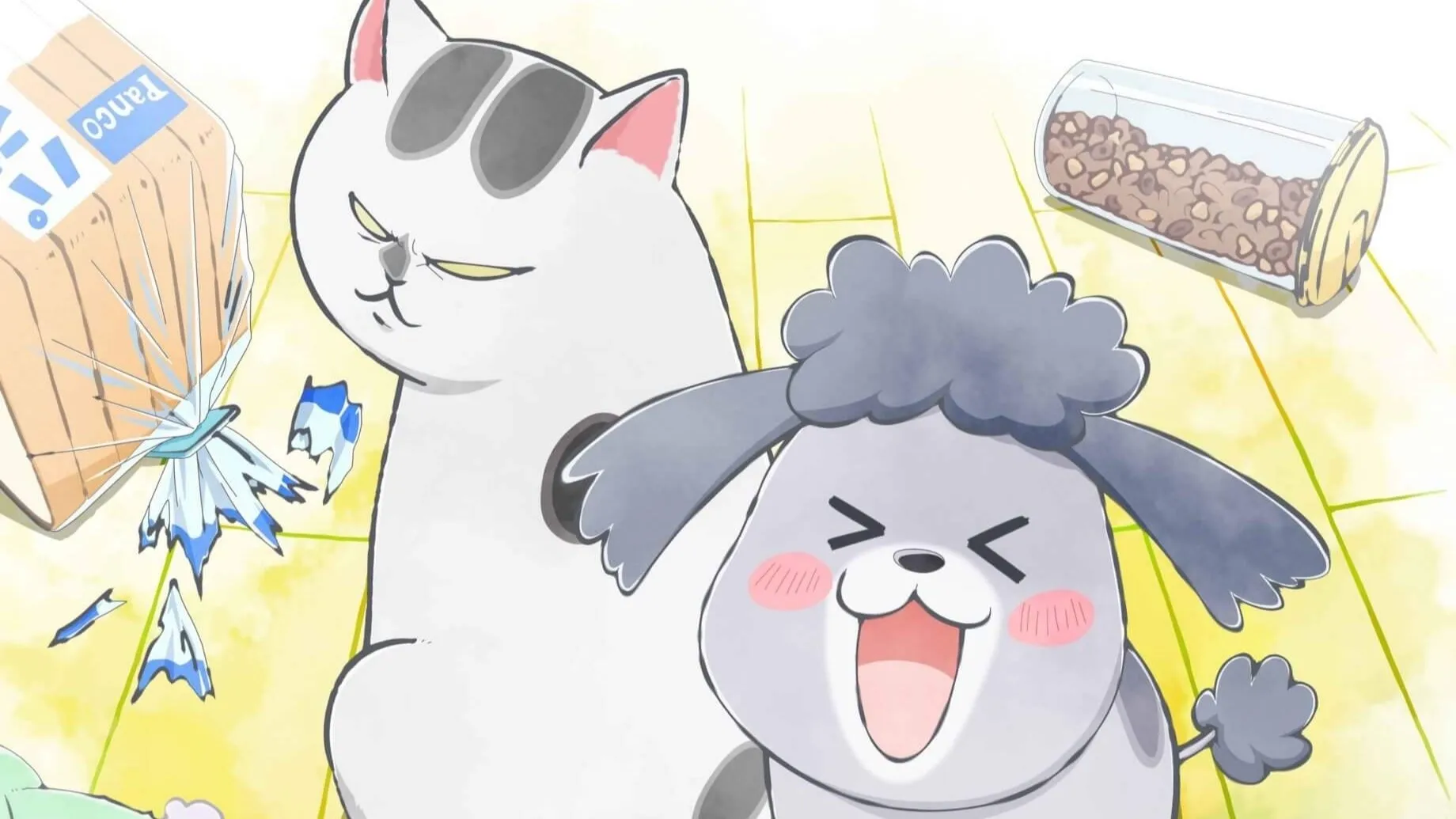 Background Inu to Neko Docchi mo Katteru to Mainichi Tanoshii