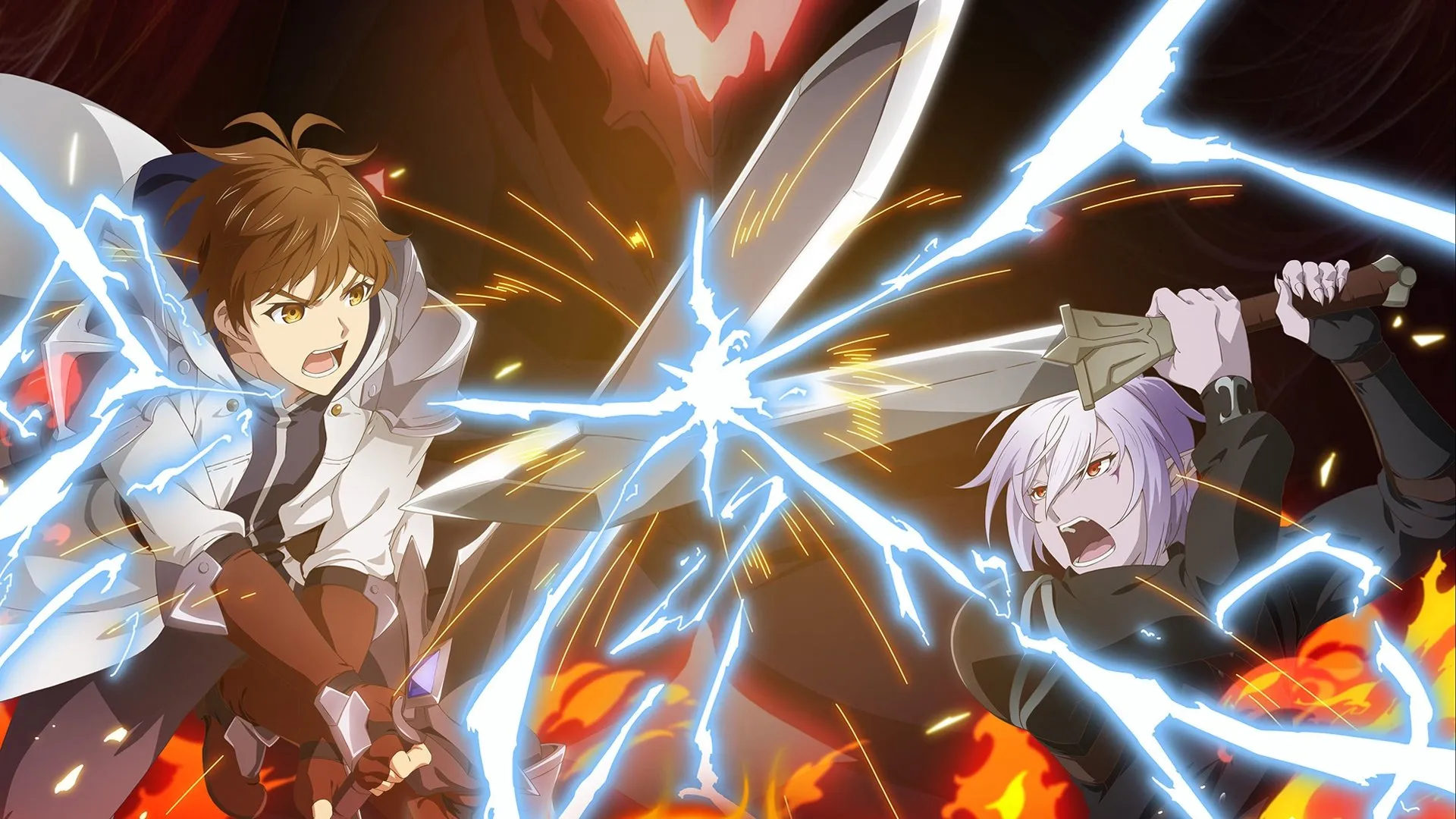 Background King's Raid: Ishi wo Tsugumono-tachi