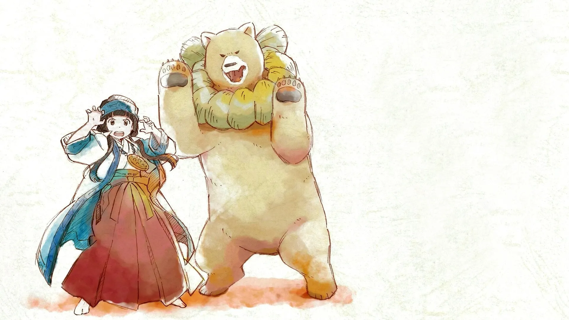 Background Kuma Miko