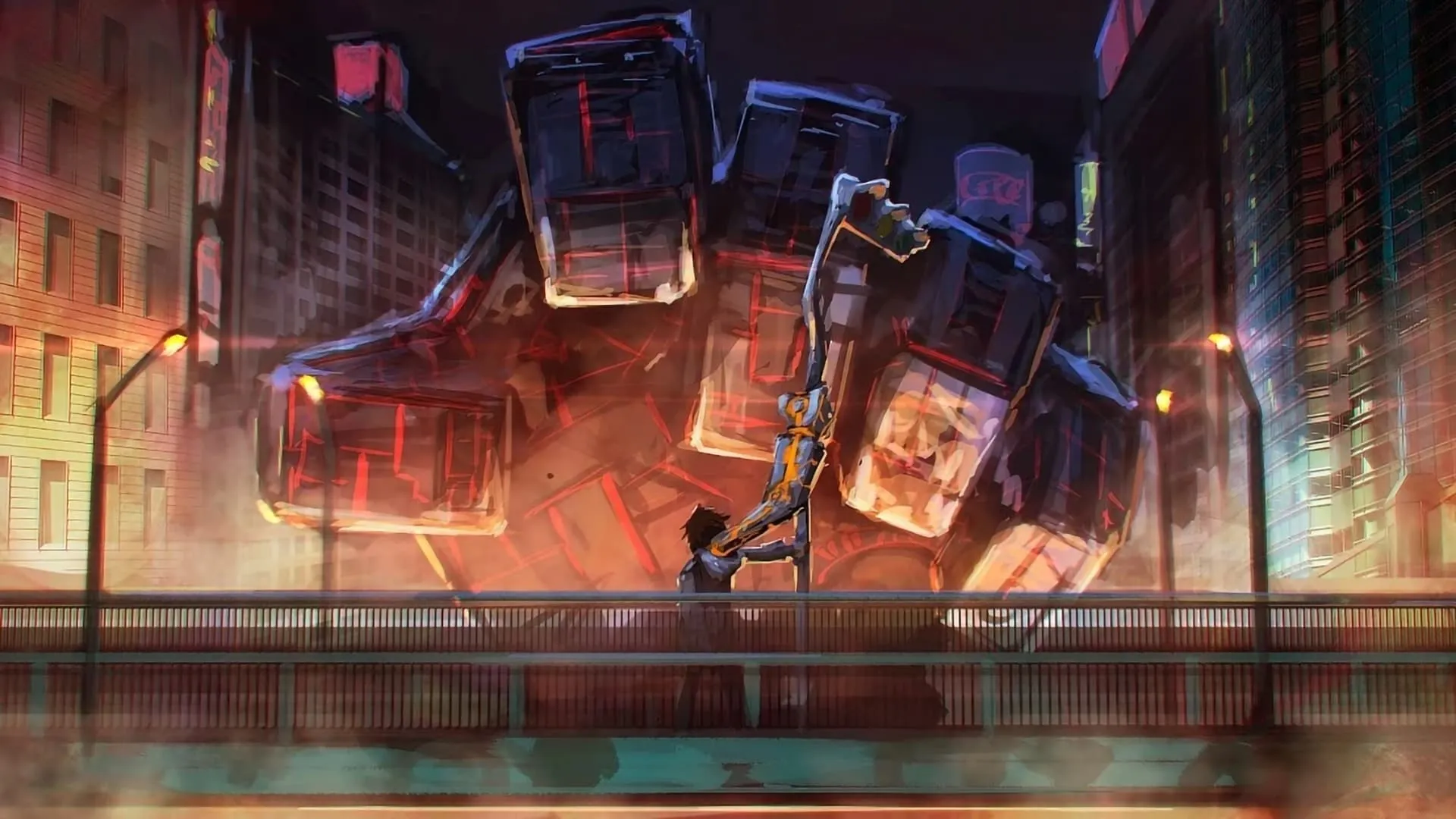 Background Mecha-Ude: Mechanical Arms
