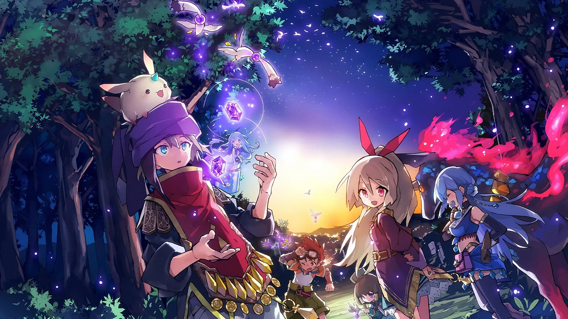 Background Merc StoriA: The Apathetic Boy and the Girl in a Bottle