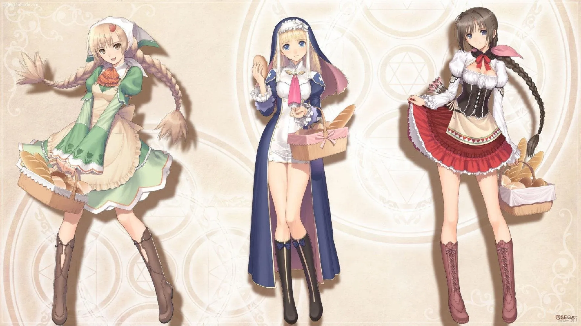 Background Shining Hearts: Shiawase No Pan