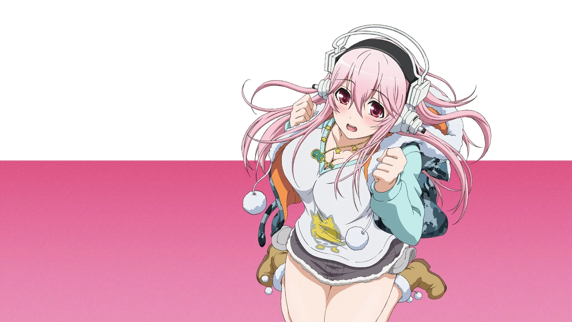 Background Super Sonico The Animation