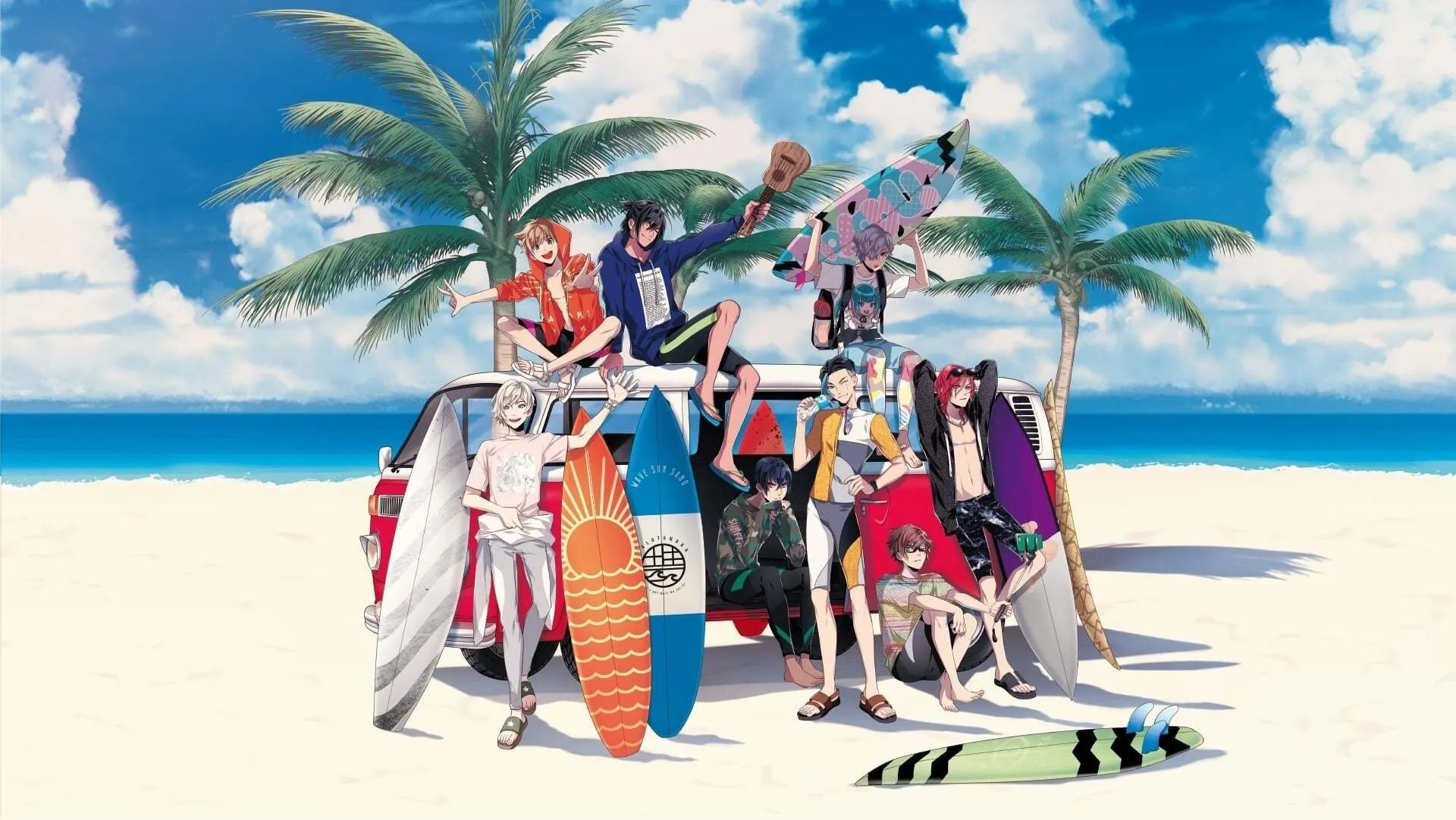 Background Wave!! Surfing Yappe!!