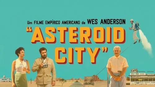 Imagem De Fundo Da Série Cidade do Asteroide
