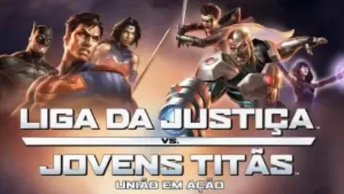 Imagem De Fundo Da Série Liga da Justiça Vs. Jovens Titãs