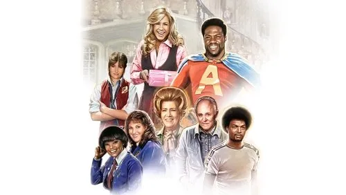 Imagem De Fundo Da Série Live in Front of a Studio Audience: The Facts of Life and Diff'rent Strokes