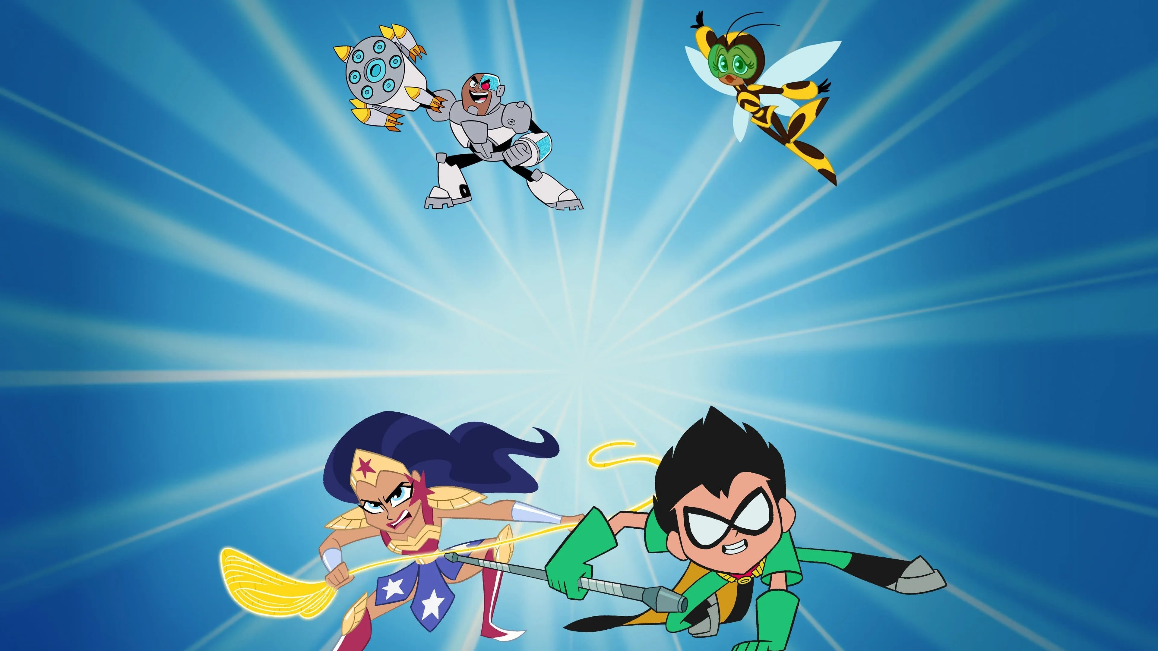 Filme Os Jovens Titãs em Ação! e DC Super Hero Girls: Caos no Multiverso Imagem Do Filme Os Jovens Titãs em Ação! e DC Super Hero Girls: Caos no Multiverso