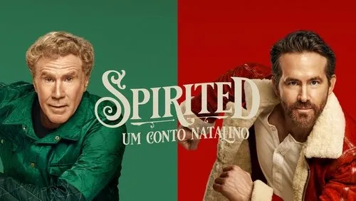 Imagem De Fundo Da Série Spirited: Um Conto Natalino