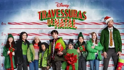 Imagem De Fundo Da Série Travessuras de Natal