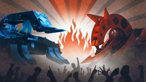 Background Battlebots: Batalha de Robôs