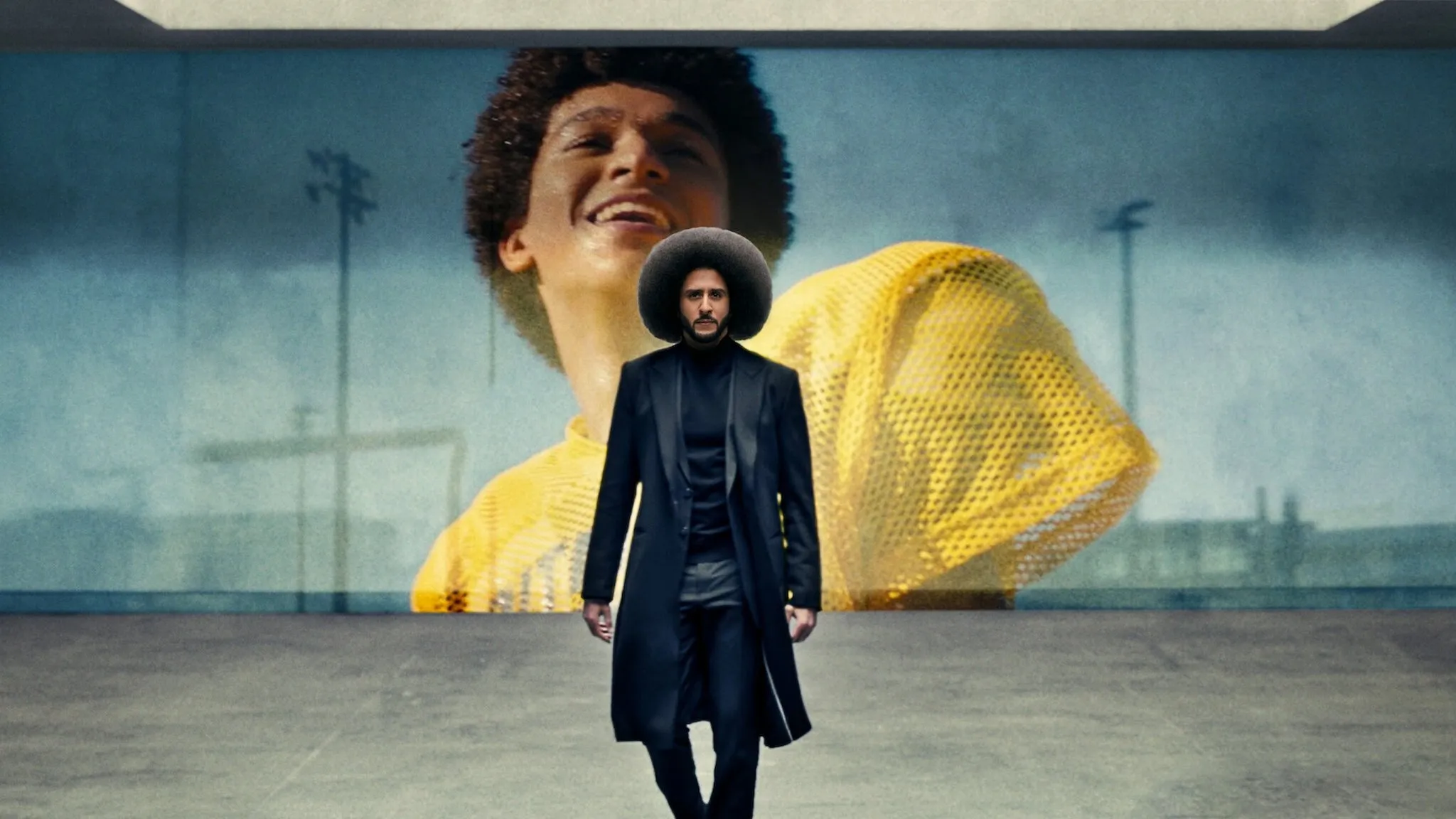Background Colin em Preto e Branco