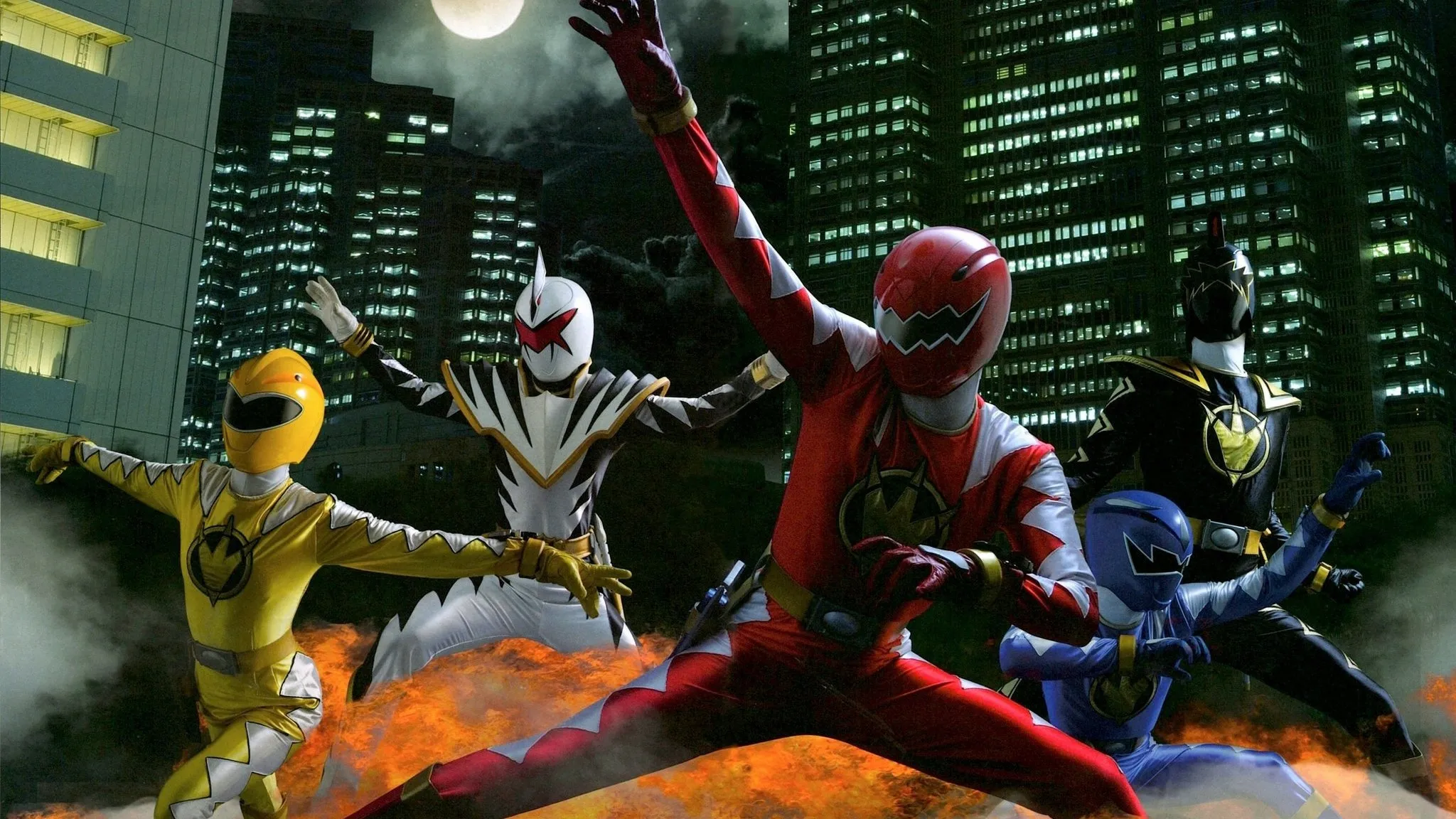 Background Esquadrão Dinossauros Explosivos Abaranger