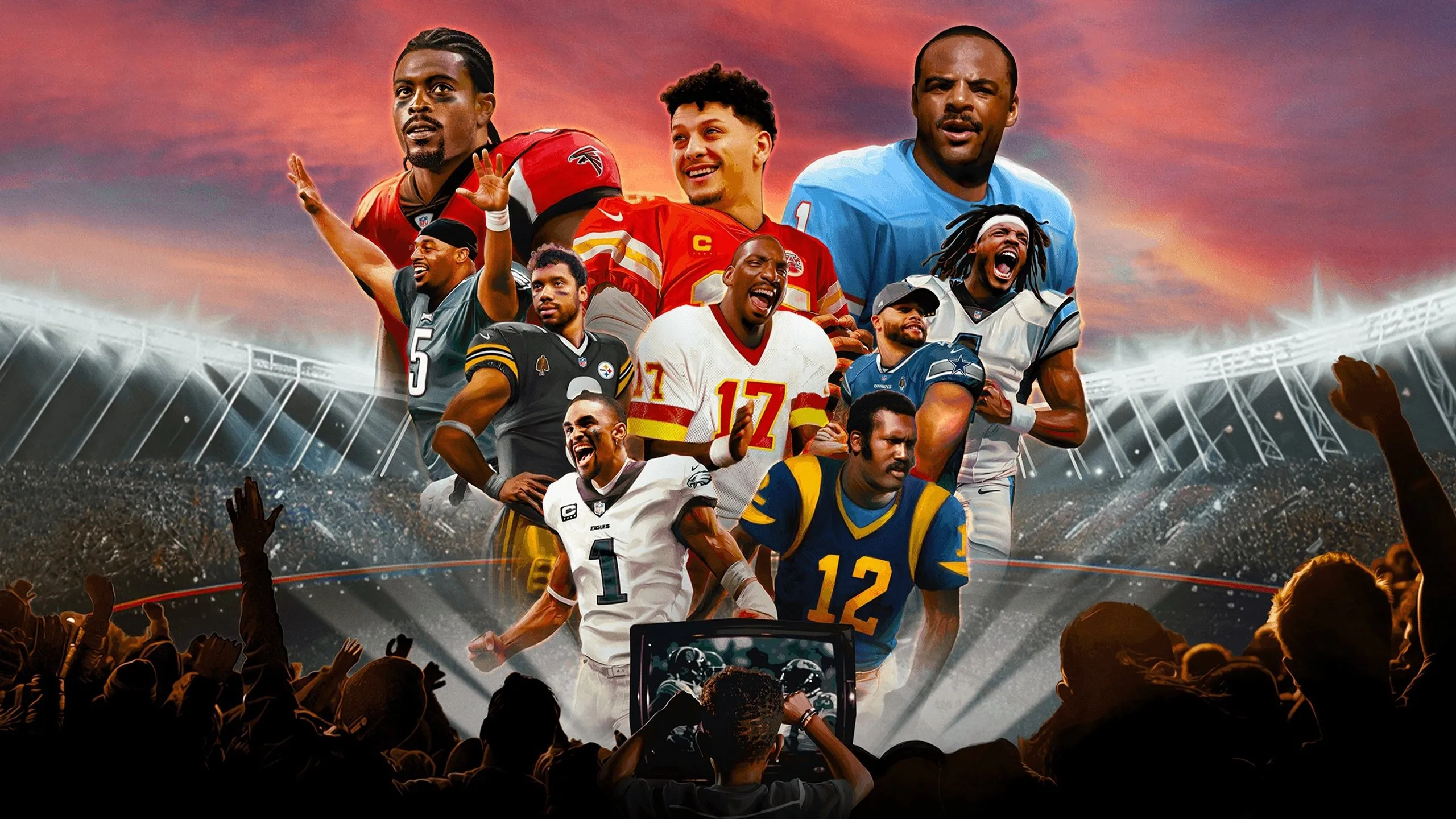 Background Evolução do Quarterback Negro