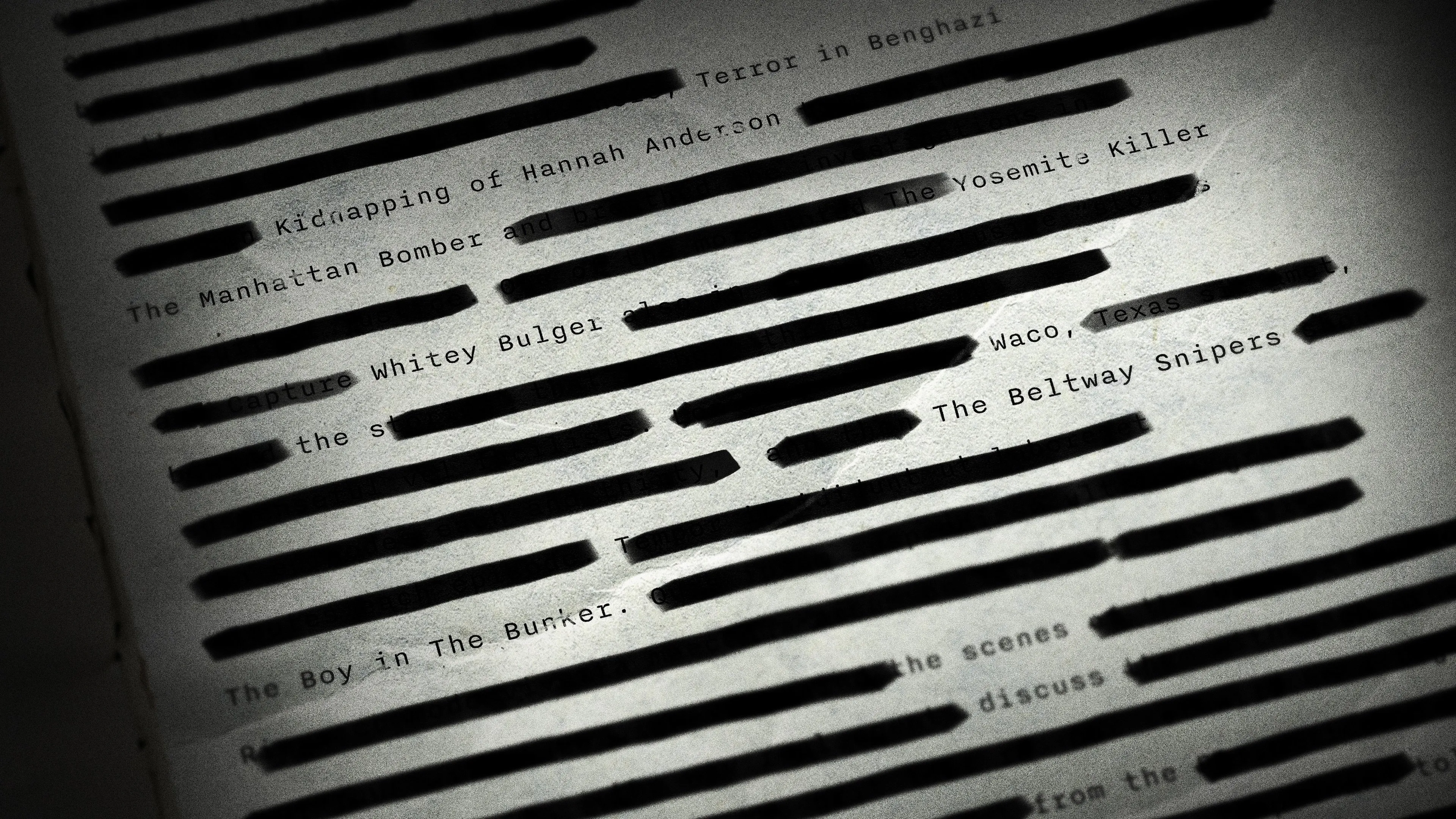 Background FBI: Casos Reais