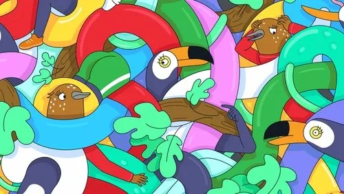 Imagem De Fundo Da Série Tuca & Bertie