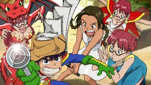 Imagem De Fundo Da Série Abenobashi Mahou Shouten Gai