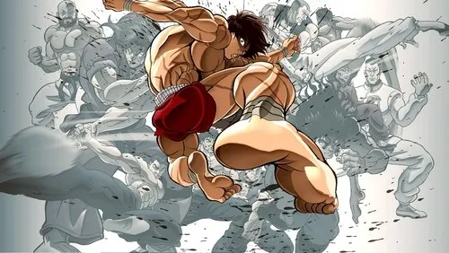 Imagem De Fundo Da Série Baki - O Campeão