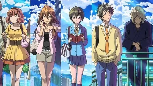 Imagem De Fundo Da Série Bokura wa Minna Kawaisou