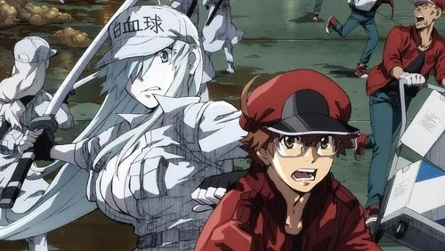 Imagem De Fundo Da Série Cells at Work! CODE BLACK