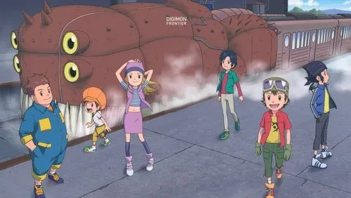 Imagem De Fundo Da Série Digimon Frontier