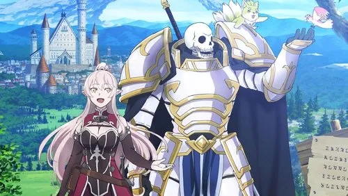 Imagem De Fundo Da Série Gaikotsu Kishi-sama, Tadaima Isekai e Odekakechuu