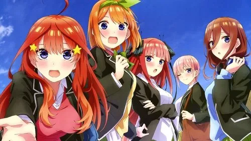 Imagem De Fundo Da Série Gotoubun no Hanayome