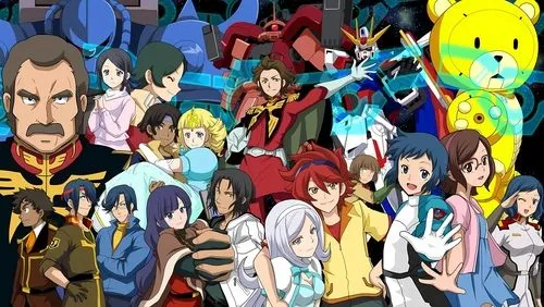Imagem De Fundo Da Série Gundam Build Fighters