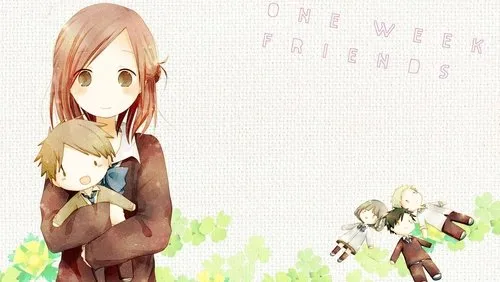 Imagem De Fundo Da Série Isshuukan Friends.