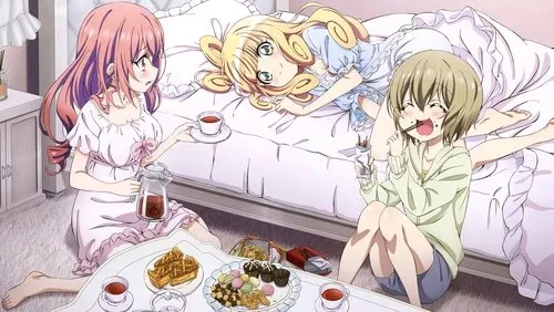 Imagem De Fundo Da Série Jashin-chan Dropkick