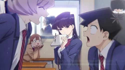 Imagem De Fundo Da Série Komi Cant Communicate