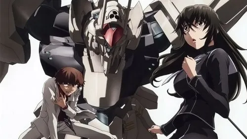 Imagem De Fundo Da Série Kurogane no Linebarrels