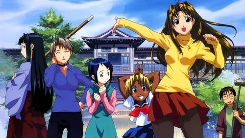 Imagem De Fundo Da Série Love Hina