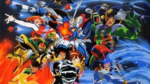 Imagem De Fundo Da Série Mobile Fighter G Gundam