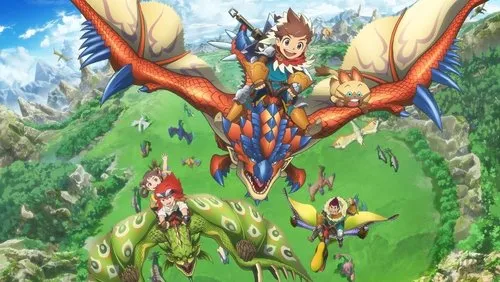 Imagem De Fundo Da Série Monster Hunter Stories: Ride on