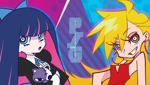 Imagem De Fundo Da Série Panty & Stocking With Garterbelt