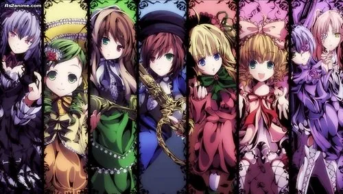 Imagem De Fundo Da Série Rozen Maiden