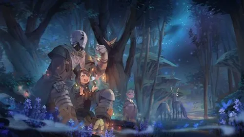 Imagem De Fundo Da Série Somali and the Forest Spirit