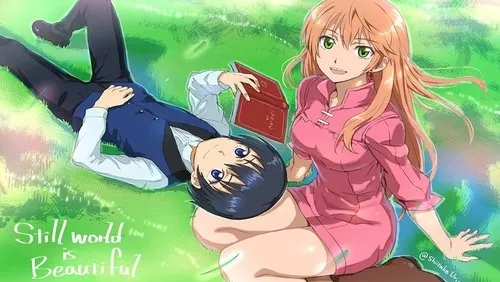 Imagem De Fundo Da Série Soredemo Sekai wa Utsukushii