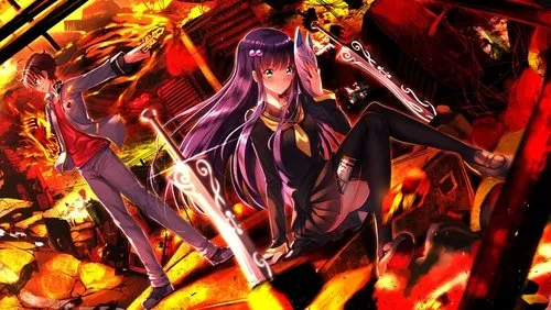 Imagem De Fundo Da Série Twin Star Exorcists