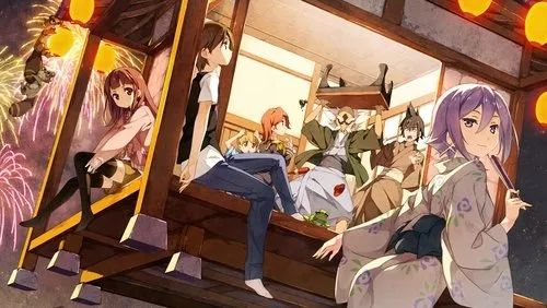 Imagem De Fundo Da Série Uchouten Kazoku