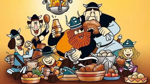 Imagem De Fundo Da Série Vickie, o Viking