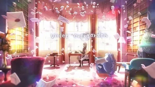 Imagem De Fundo Da Série Violet Evergarden