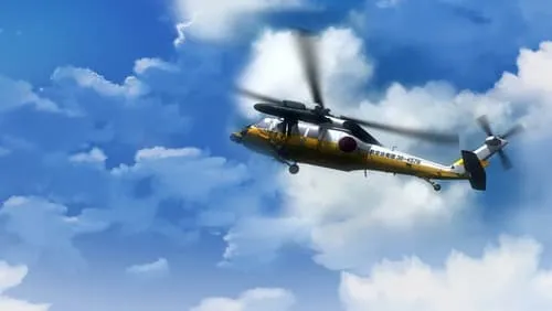 Imagem De Fundo Da Série Yomigaeru Sora: Rescue Wings