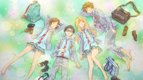 Imagem De Fundo Da Série Your lie in April